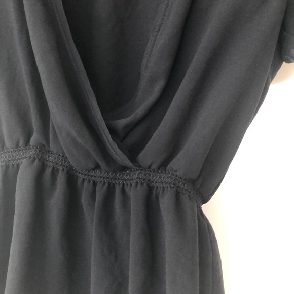 Aritzia black surplice blouse - Picture 5 of 5